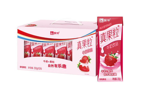 蒙牛 真果粒 &nbsp;草莓果粒250g×12包礼盒装